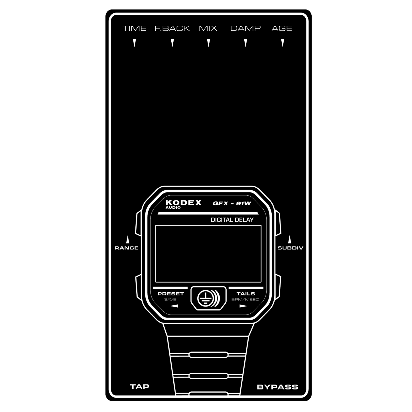 GFX-91w - Digital Delay